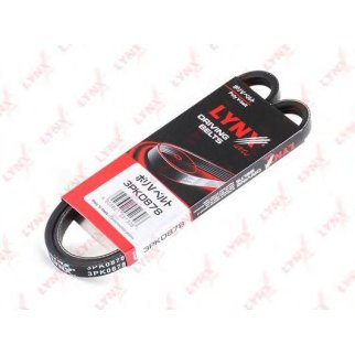 Ремень ручейковый LYNXauto 3PK0878 фото