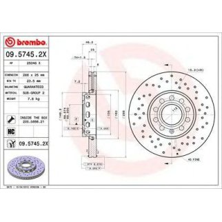 Диск тормозной Xtra перед фото