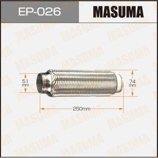 Гофра глушителя Masuma EP-026 фото