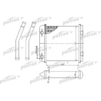 Радиатор отопителя OPEL: ASTRA, VECTRA all, 88- фото