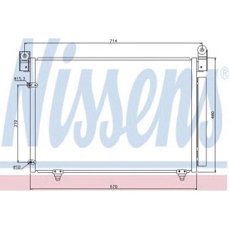 Радиатор кондиционера Nissens 94933 фото