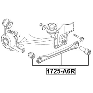 1725-A6R_рычаг заднего развала! Audi A6 Quattro 98-05 фото 2