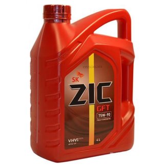 Масло трансмиссионное ZIC G FТ GL-4/5 75W90 синт. 4л фото