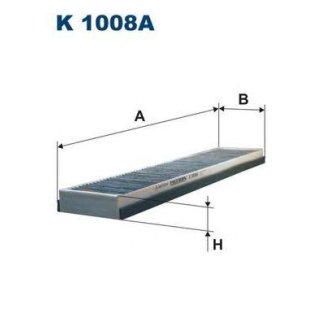 Фильтр салона FILTRON K 1008A фото