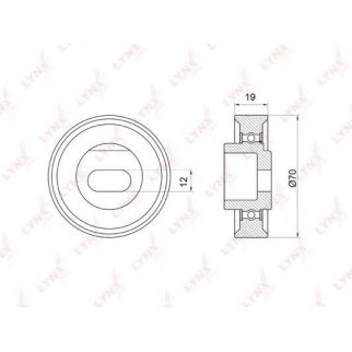 Ролик ГРМ LYNXauto PB1022 фото