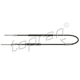 Трос стояночного тормоза левый topran 304661585 фото
