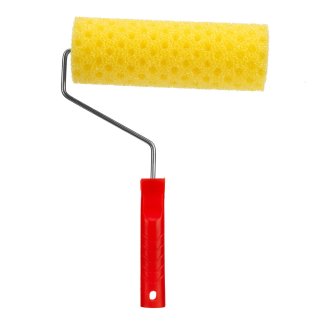 Валик "СТРУКТУРНЫЙ" поролоновый с ручкой 230мм, d80мм MATRIX фото 3