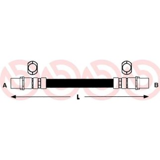 Шланг тормозной brembo T 85 103 фото