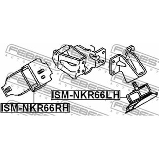 ISM-NKR66RH_подушка двигателя правая! Isuzu Elf 81> фото