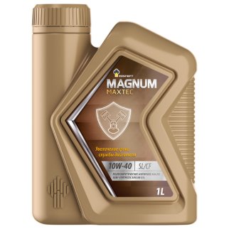 Масло моторное Rosneft Magnum Maxtec 10W-40 полусинтетическое 1 л 40814732 фото