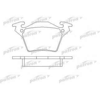 Колодки тормозные PATRON PBP1305 фото