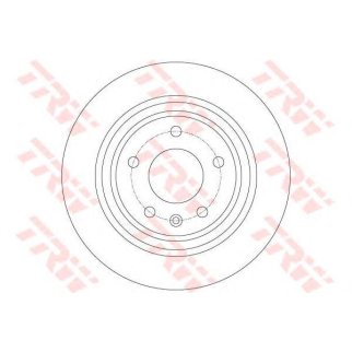 Диск тормозной задний TRW DF6363 фото