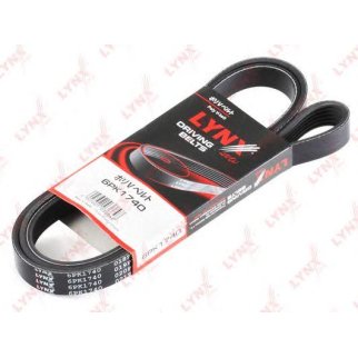 Ремень ручейковый LYNXauto 6PK1740 фото