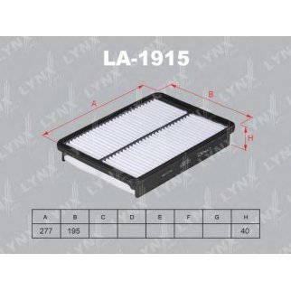 Фильтр воздушный LYNXauto LA-1915 фото