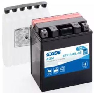 Аккумулятор мото EXIDE ETX14AHL-BS фото
