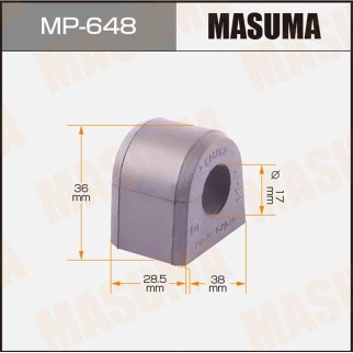 Втулка переднего стабилизатора Masuma MP-648 фото