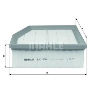 Фильтр воздушный KNECHT LX 934 фото 2 Фильтр воздушный KNECHT LX 934 фото 2