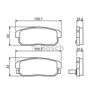 Колодки тормозные BOSCH _0 986 494 223 фото