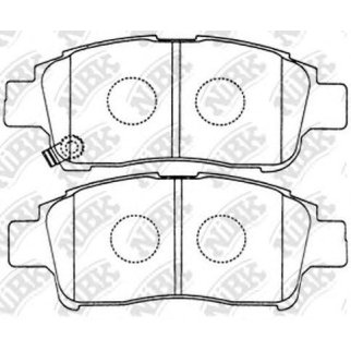 Колодки тормозные передние к-кт NiBK PN1471 фото