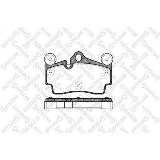 Колодки тормозные STELLOX _1007000SX фото