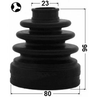 Пыльник ШРУСа FEBEST 0215-JJ10ET фото 2