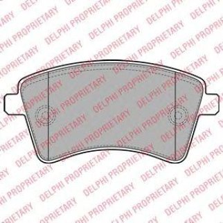 Колодки тормозные передние к-кт DELPHI LP2078 фото
