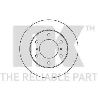 Диск тормозной передний NK 203054 фото