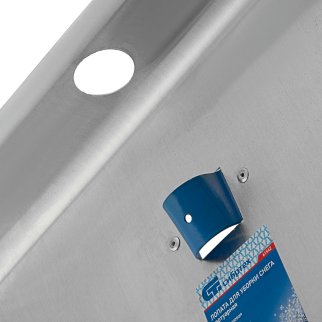 Лопата снеговая алюминиевая 500х400 б/ч метал. окантовка СИБРТЕХ фото 4