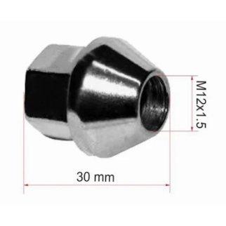 Гайка колесная FORD FOCUS 08-/FIESTA 03-/C-MAX 07-/MONDEO 07-/KUGA 08-12 фото