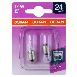 Лампа OSRAM галогеновая T4W BA9S 4W фото