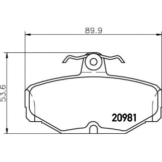 Колодки тормозные задние дисковые к-кт TEXTAR 2098101 фото