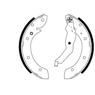 Колодки барабанные к-кт TEXTAR 91044000 фото