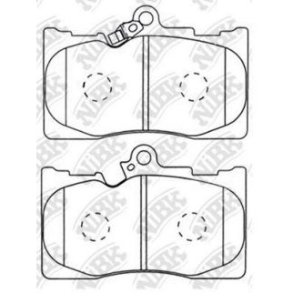 Колодки тормозные передние к-кт NiBK PN1547 фото