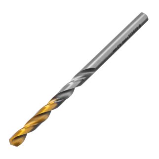 Сверло спиральное по металлу 4,5 x 80мм, Р6М5, Golden Tip // Denzel фото