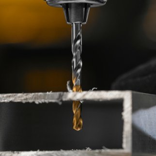 Сверло спиральное по металлу 4,5 x 80мм, Р6М5, Golden Tip // Denzel фото 9