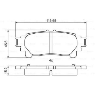 Колодки тормозные BOSCH _0 986 494 873 фото