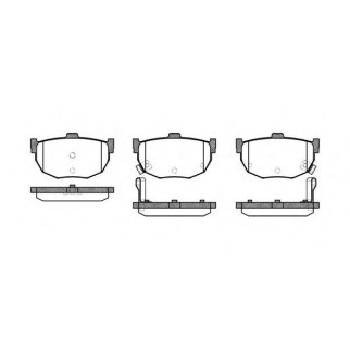 Колодки тормозные к-кт REMSA 0294.12 фото