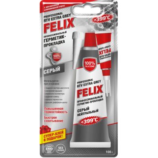 Герметик-прокладка FELIX серый 100гр фото