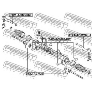 Наконечник рулевой правый FEBEST 0121-ACM26RH фото