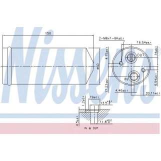 Осушитель системы кондиционирования Nissens 95142 фото