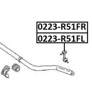 ТЯГА СТАБИЛИЗАТОРА ПЕРЕДНЯЯ ЛЕВАЯ фото