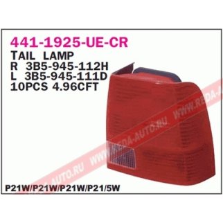 Фонарь задний правый DEPO 441-1925R-UE-CR фото