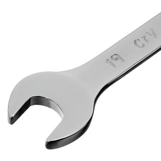 Ключ комбинированный, 19 мм, CrV, полированный хром MATRIX 15163 фото 3