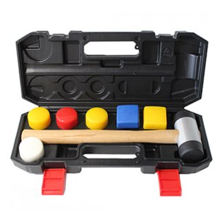 Молоток рихтовочный с набором насадок(L-320 мм, диам. бойка-40мм, квадратный боек-40х40мм) ROCKFORCE фото