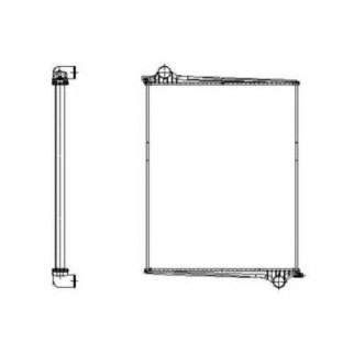 Радиатор основной NRF 509598 фото