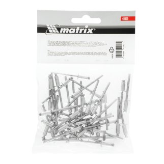 MATRIX 40635 Заклепки вытяжные 4,0x10мм алюминиевые 50шт фото 1