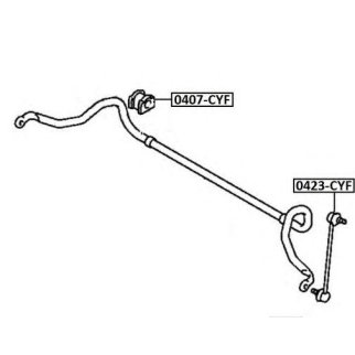 Стойка переднего стабилизатора ASVA 0423-CYF фото
