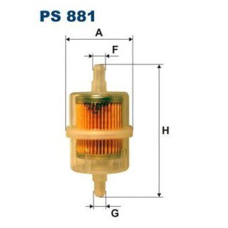 Фильтр топливный FILTRON PS 881 фото