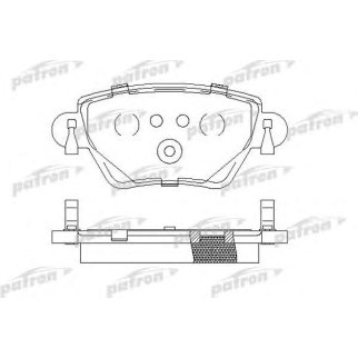 Колодки тормозные PATRON PBP1416 фото