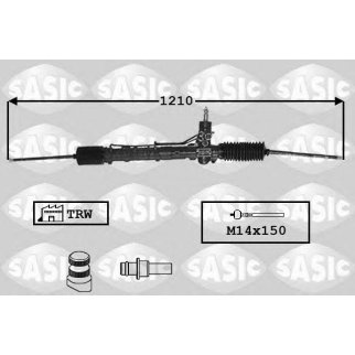 Рейка рулевая SASIC 7006059 фото